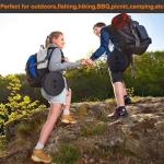 Upgraded Collapsible Camping Stool - 400lbs Capacity