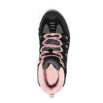 NORTIV 8 Women's Waterproof Hiking Boots - Black/Pink