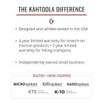 Kahtoola MICROspikes for Winter Hiking - Large