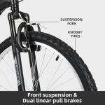 WEIZE 26/27.5 Inch Dual Suspension Mountain Bike
