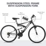 WEIZE 26/27.5 Inch Dual Suspension Mountain Bike