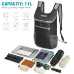 G4Free Lightweight Packable Hiking Daypack 11L