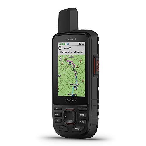 Garmin GPSMAP 66i, GPS Handheld and Satellite Communicator, Featuring TopoActive mapping and inReach Technology