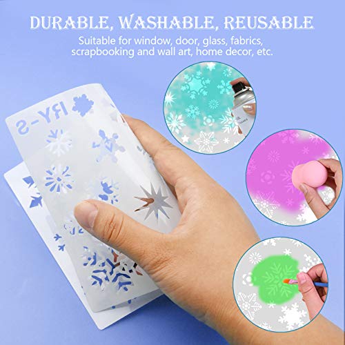 Christmas Snowflake Stencil Template for Scrapbooking