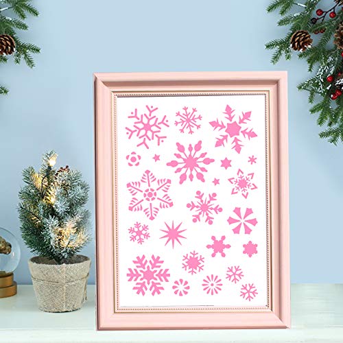 Christmas Snowflake Stencil Template for Scrapbooking