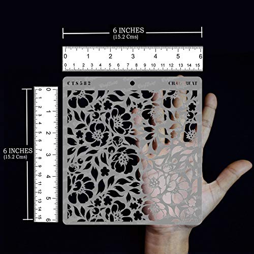 Flower Stencils for Scrapbooking - Reusable DIY Crafts