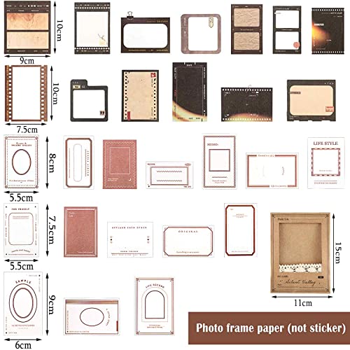 Assorted Frame & DIY Craft Scrapbooking Stickers - 135 Pieces