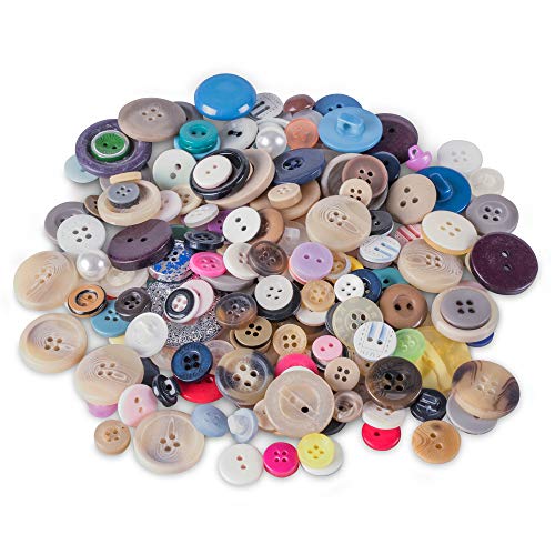 Button Variety Pack for Scrapbooking and Crafts