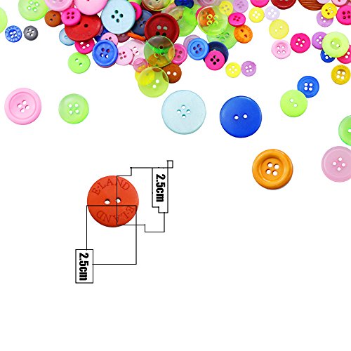 800 Resin Buttons for Sewing and Crafts