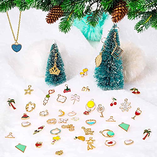 200-Piece Mixed Metal Charms for DIY Jewelry Making