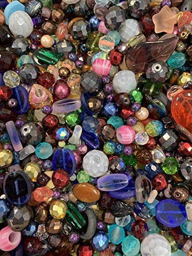 Colorful Assorted Glass Beads for Crafters (DIY)