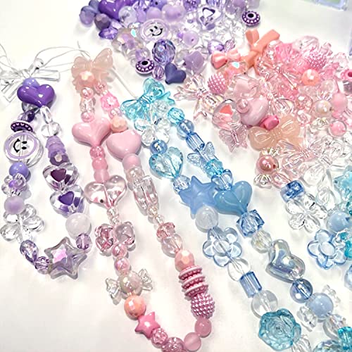 Assorted Acrylic Beads Charms for DIY Scrapbooking