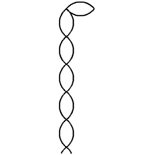 Classic Cable Border & Corner Quilting Stencil - NS86Q