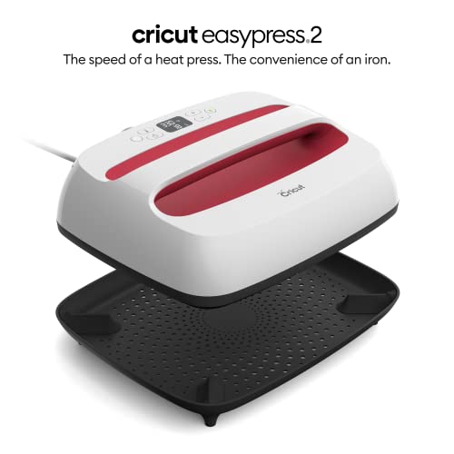 Cricut EasyPress 2: Heat Press Machine, Raspberry