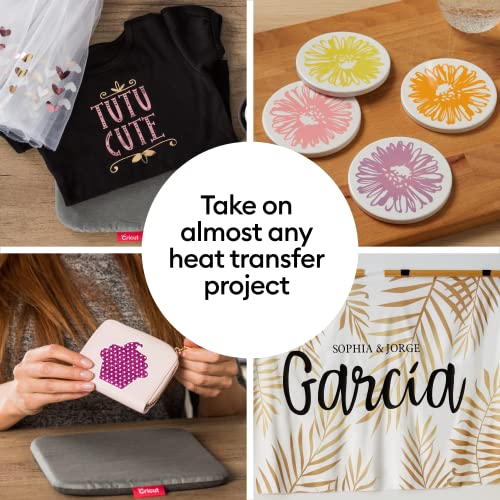 Cricut EasyPress 2: Heat Press Machine, Raspberry