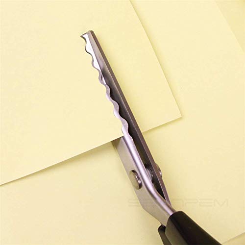 Zig-Zag Pinking Shears - Stainless Steel, Scalloped (10mm)