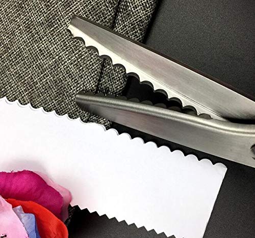 Zig-Zag Pinking Shears - Stainless Steel, Scalloped (10mm)