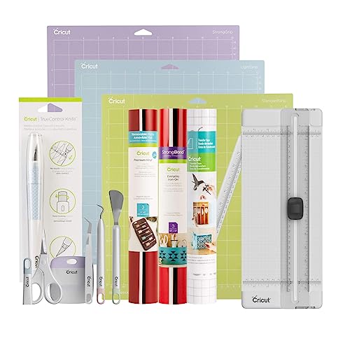 Scrapbooking Cricut Bundle: Vinyl, Knife, Mat, Tools