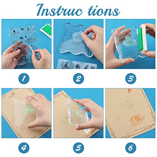 Birthday Blessing Clear Stamps for Scrapbooking