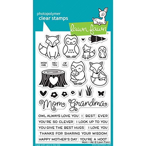 Lawn Fawn Clear Stamps: Mom + Me
