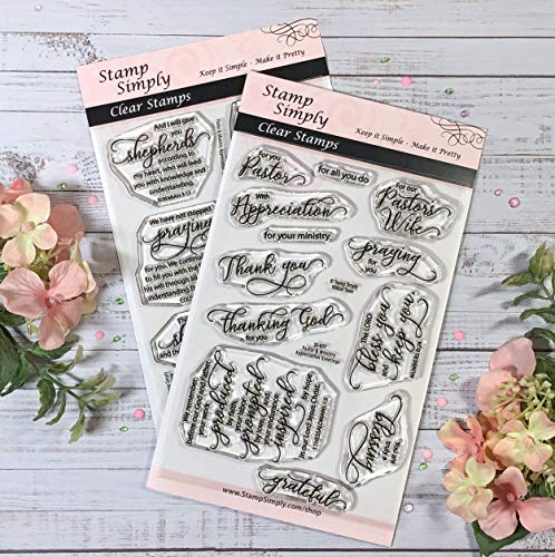 Religious Pastor Appreciation Greetings Stamp, 2-Pack