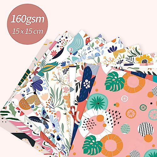 6x6" Scrapbooking Paper Pad: Vintage Decoupage, Journaling Supplies