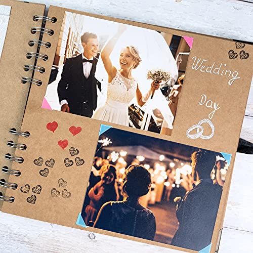 Bstorify 8x8 Scrapbook Album – 60 Pages