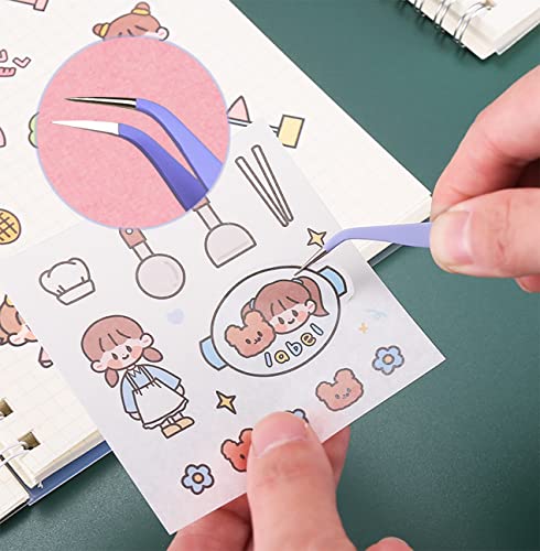 Purple Craft Tweezers for Scrapbooking & Vinyl