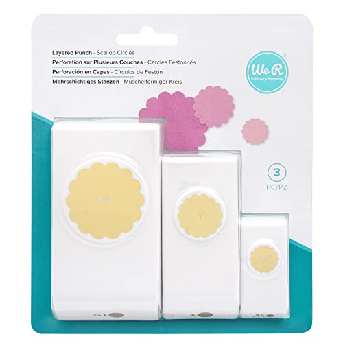 Scalloped Circles Punches for Scrapbooking and Crafts