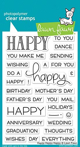 Lawn Fawn Happy Happy Happy Clear Stamps