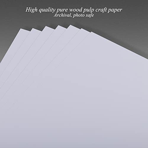 Large 3 Ring Scrapbook Album - Beige Cover/White Pages