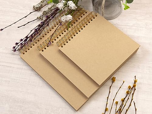 8x8 Inch DIY Scrapbook Photo Album - Yellow