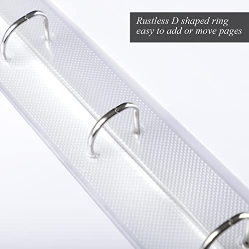 Large 3 Ring Scrapbook Album - Beige Cover/White Pages