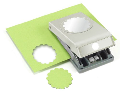 Large White Scallop Circle Punch - EK Tools