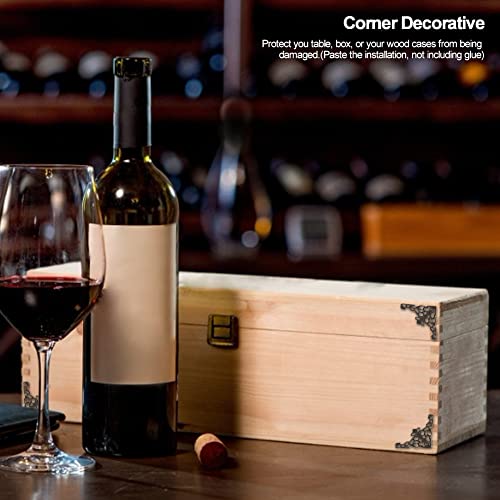 100PCS Bronze Corner Embellishments for Scrapbooking