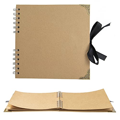 DIY Scrapbook Album: 8x8 Inch, 60 Pages