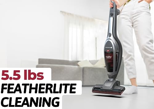 ROOMIE SlimVac Cordless Upright Vacuum Cleaner - Lightweight & Portable