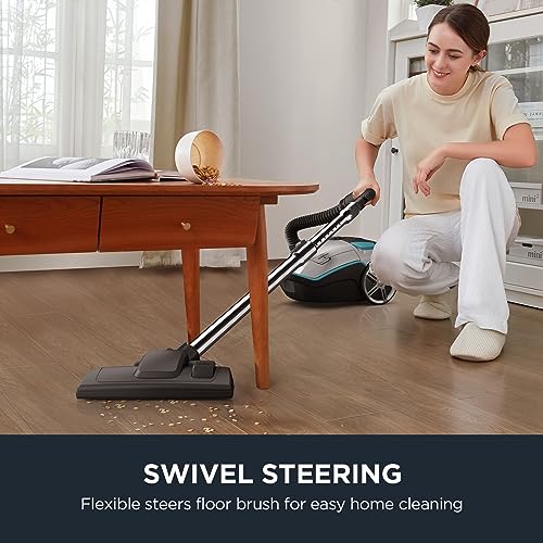 EUREKA NEN170 Bagged Canister Vacuum Cleaner - Lightweight