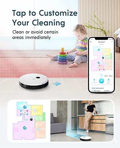 yeedi vac Robot Vacuum: Mapping, 3000Pa Suction, Virtual Boundary