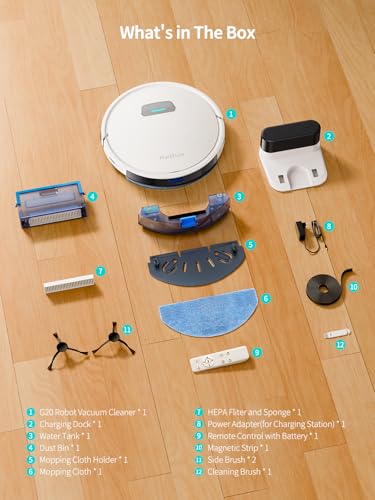 HONITURE 3-in-1 Robot Vacuum Cleaner for Pet Hair
