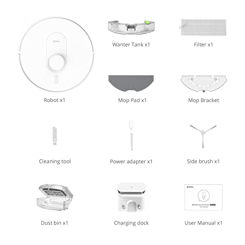 LiDAR Navigation Robot Vacuum and Mop, 2700Pa Strong Suction