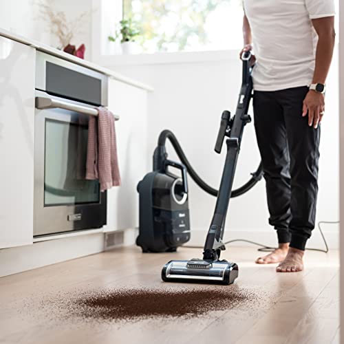 Shark CZ350C Pet Bagless Canister Vacuum, Black/Silver