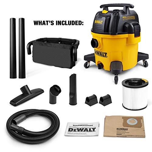 DEWALT 9 Gal Wet/Dry VAC, heavy-duty shop vacuum