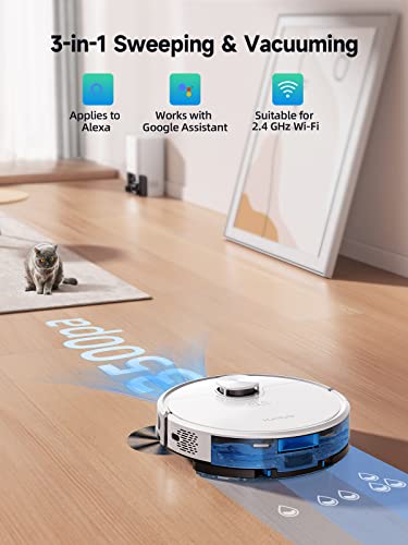 HONITURE Robot Vacuum and Mop with Auto Empty Station