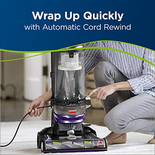 Bissell Cleanview Swivel Upright Vacuum - Purple