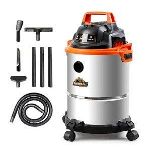 Armor All Wet/Dry Shop Vacuum, 4 Gallon, 3 HP