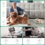 Dog Grooming Kit & Pet Hair Vacuum, 99% Suction