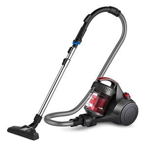 Eureka Whirlwind Bagless Canister Vacuum Cleaner, Lightweight, Red