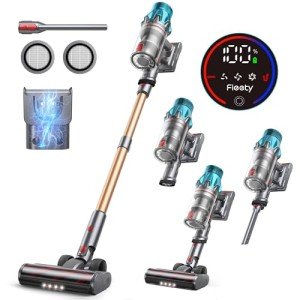 Fieety Cordless 550W Stick Vacuum for Pet Hair