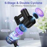 PRETTYCARELIFE Cordless 6-in-1 Powerful Vacuum Cleaner